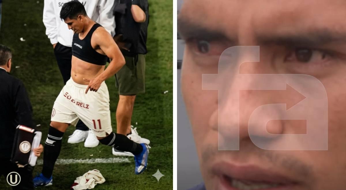 José Rivera se quiebra y pide perdón a hinchas de Universitario por patear la camiseta: "Acepto cualquier cosa"