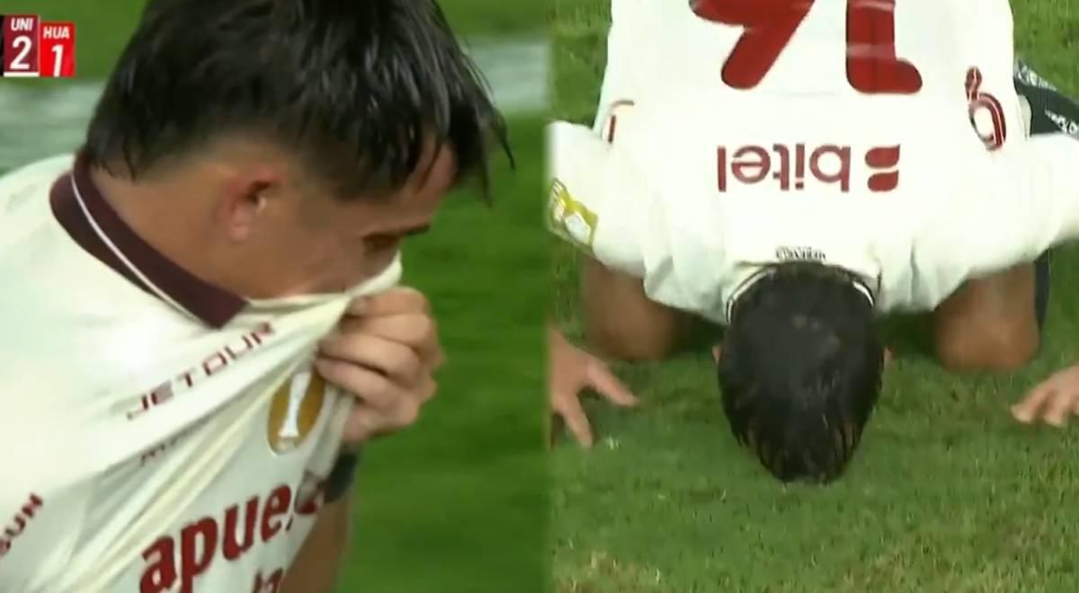 Pérez Guedes se retiró del fútbol entre lágrimas y aplausos de la hinchada de Universitario