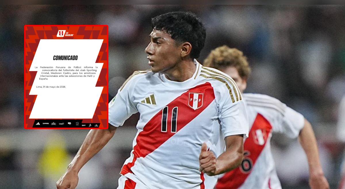 Maxloren Castro fue convocado de urgencia por la selección peruana tras lesión de Valera