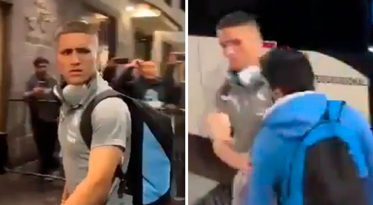 Hincha de Cristal protagonizó fuerte cruce con jugador previo partido ante Cienciano: "Ponle hue..."