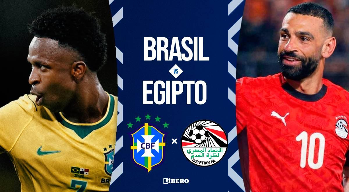 Brasil vs. Egipto, amistoso EN VIVO: hora del partido, en qué canal y pronóstico