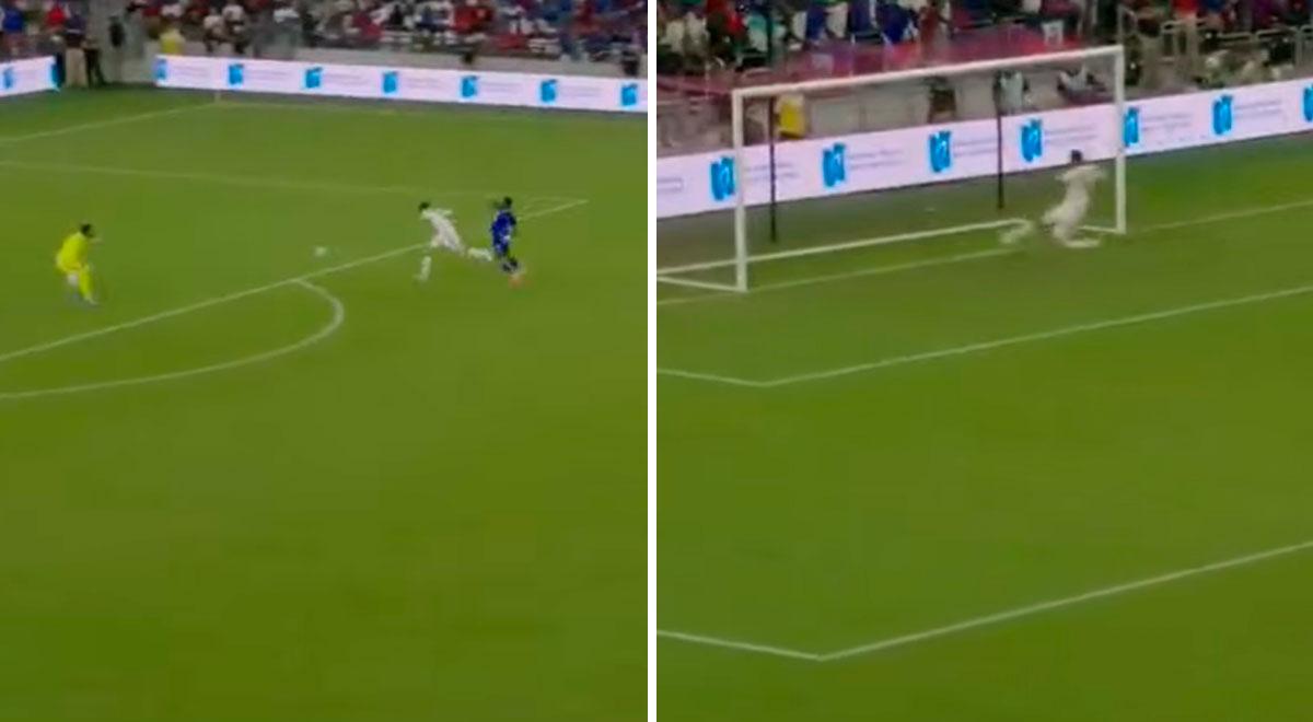 Fabio Gruber casi convierte un autogol, se recuperó y salvó de la línea el empate de Haití ante Perú