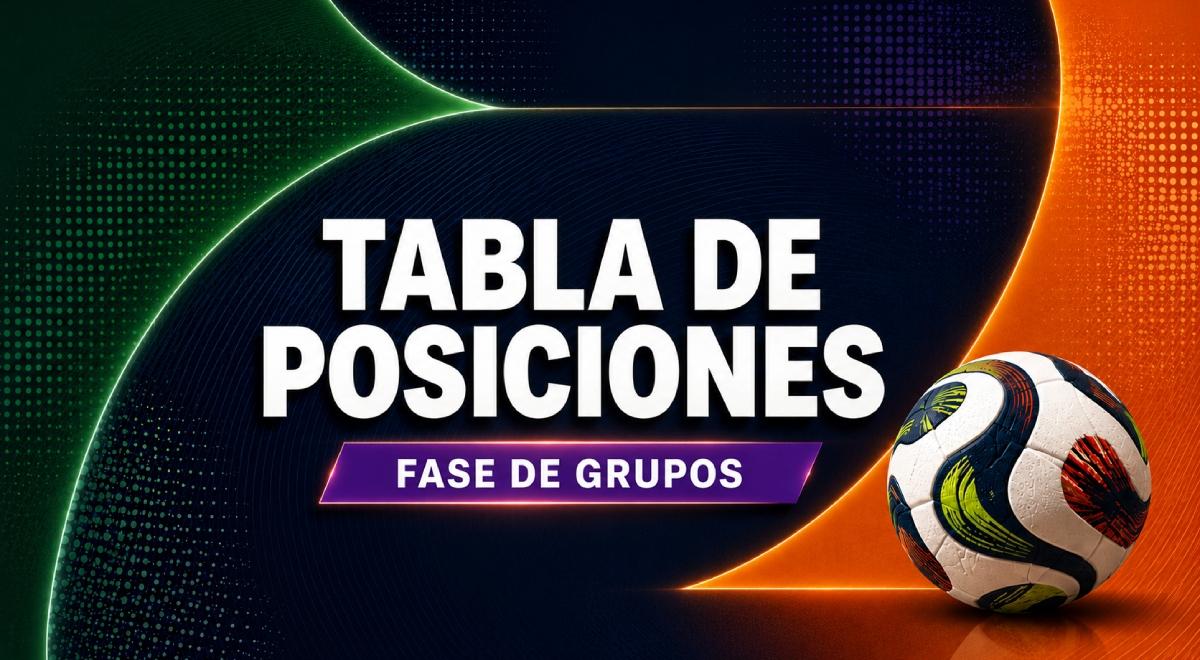 Tabla de posiciones del Mundial 2026: programación, resultados y clasificación de la fase de grupos