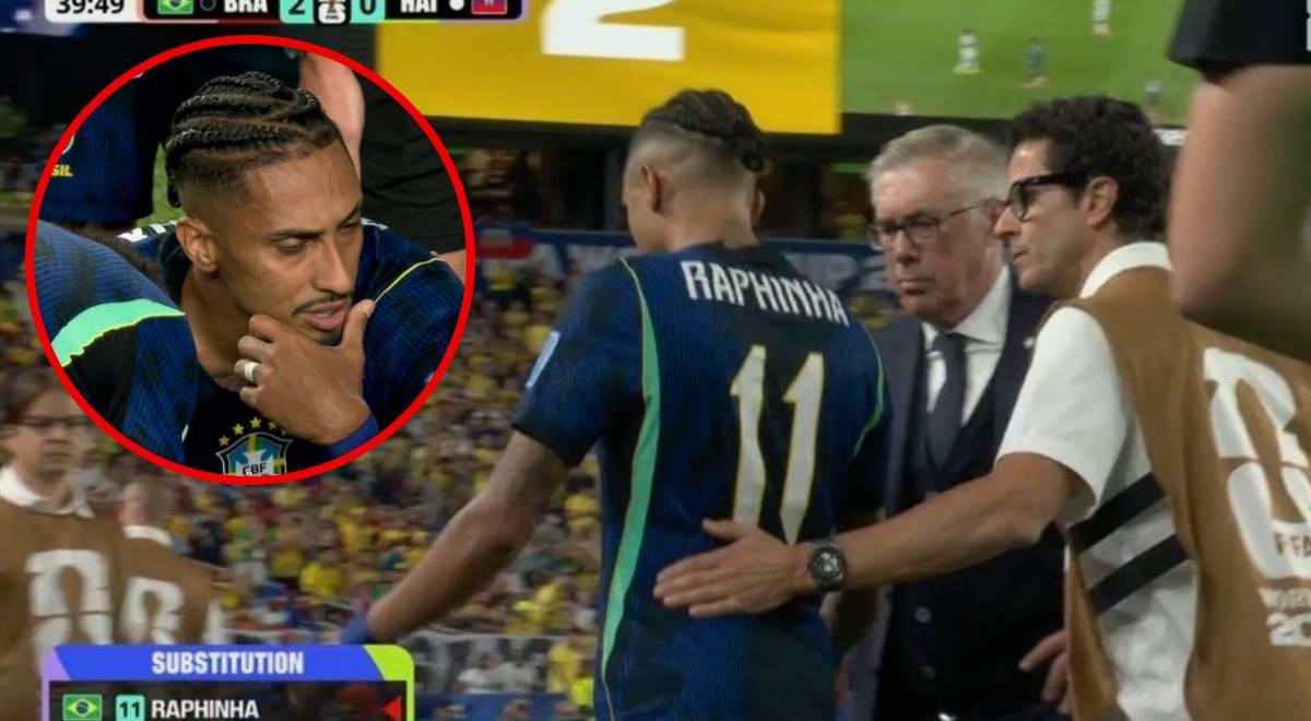 Raphinha se lesionó en el Brasil vs Haití y preocupa su estadía en el Mundial 2026