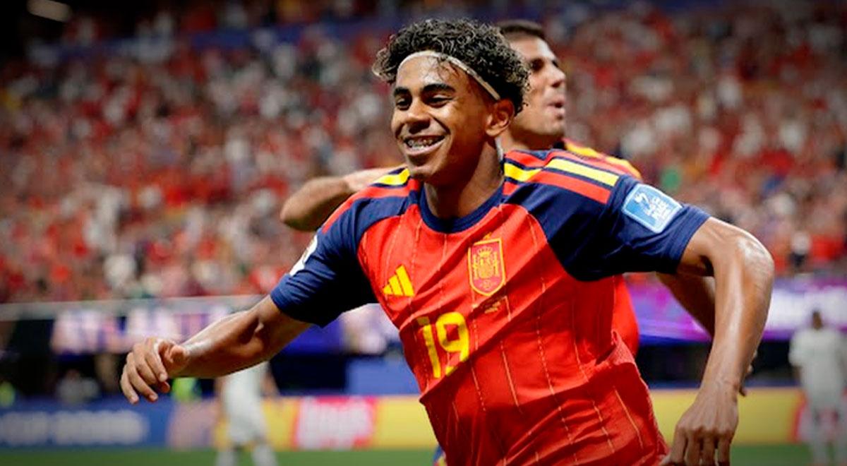 Lamine Yamal se emociona tras marcar su primer gol con España en un Mundial: "Es un sueño"