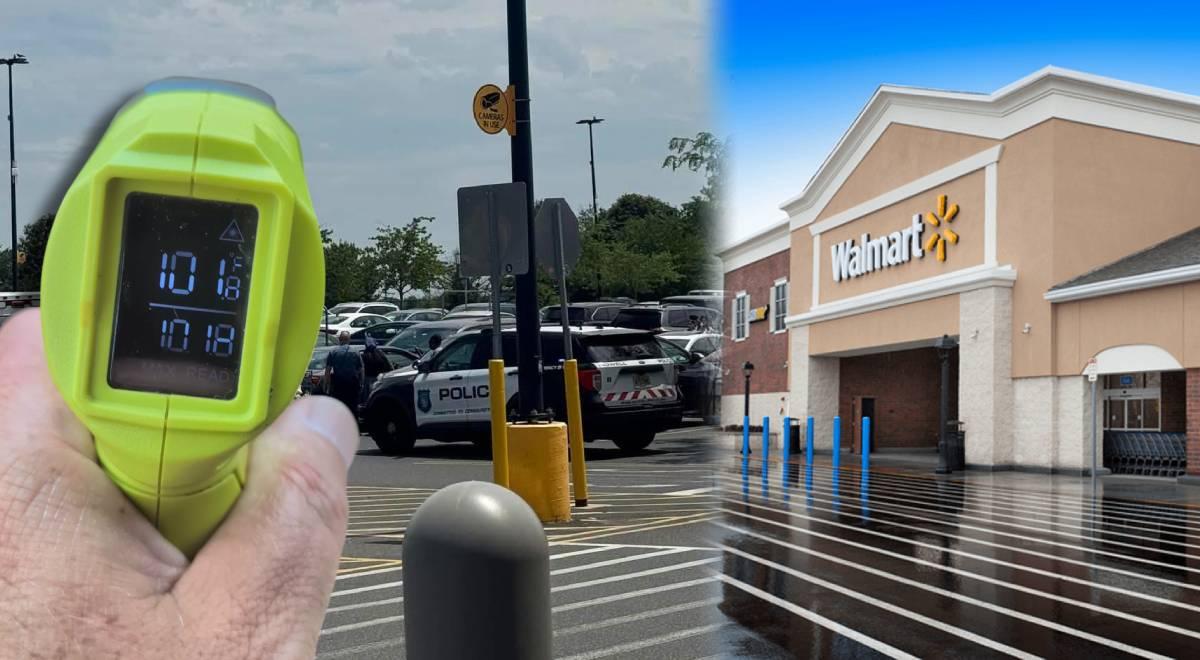 Dejó a CUATRO NIÑOS dentro del auto para entrar a Walmart: un posible fallo mecánico DESATÓ LAS ALARMAS en el estacionamiento