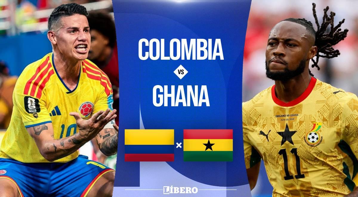 Colombia vs Ghana EN VIVO por el Mundial 2026: horario, canal y alineaciones del partido