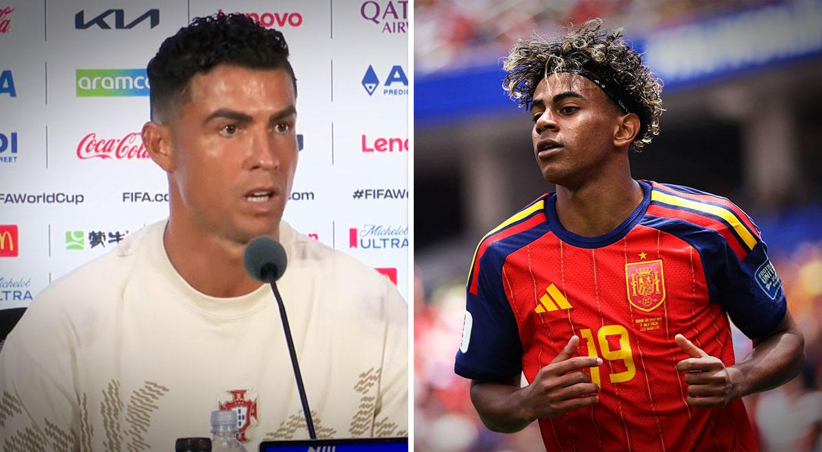 Cristiano Ronaldo sorprendió al opinar sobre Lamine Yamal previo partido con España: "Es un..."