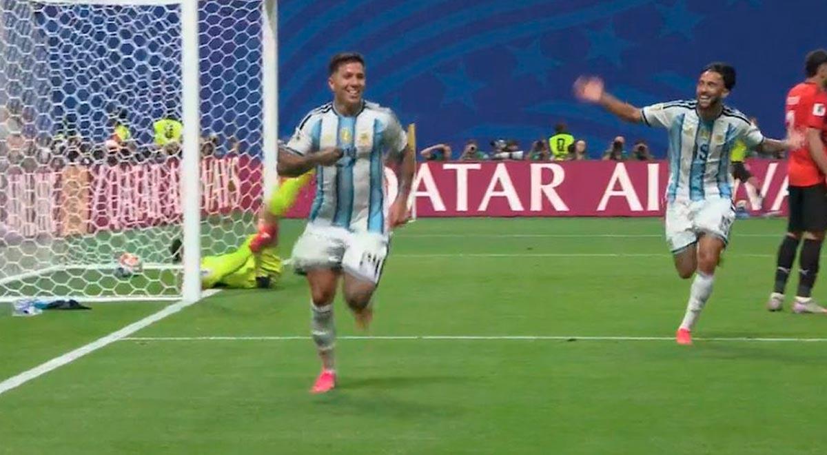 ¡Remontada apoteósica! Gol de Enzo Fernández para el 3-2 de Argentina a Egipto a los 92'