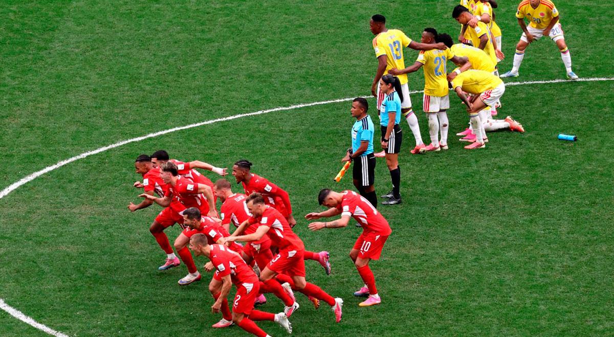 Colombia quedó eliminado en penales: Suiza se impuso por 4-3 y avanzó a los cuartos de final