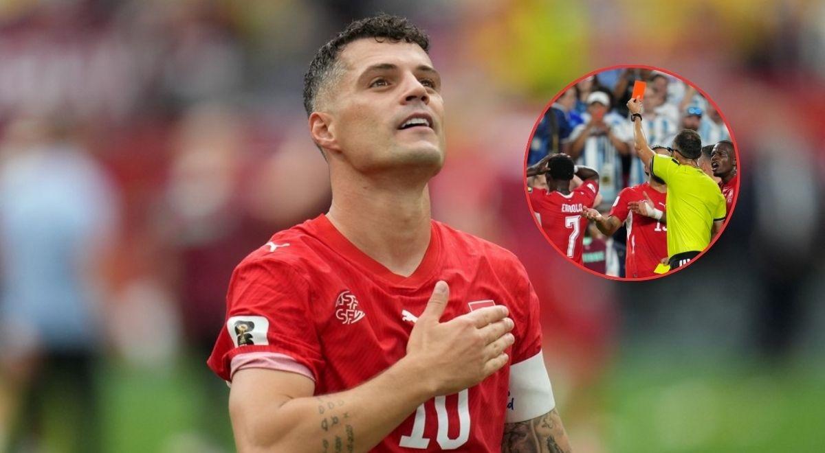 La inesperada opinión de Xhaka sobre la expulsión de Embolo en el Argentina vs Suiza: "Las normas..."