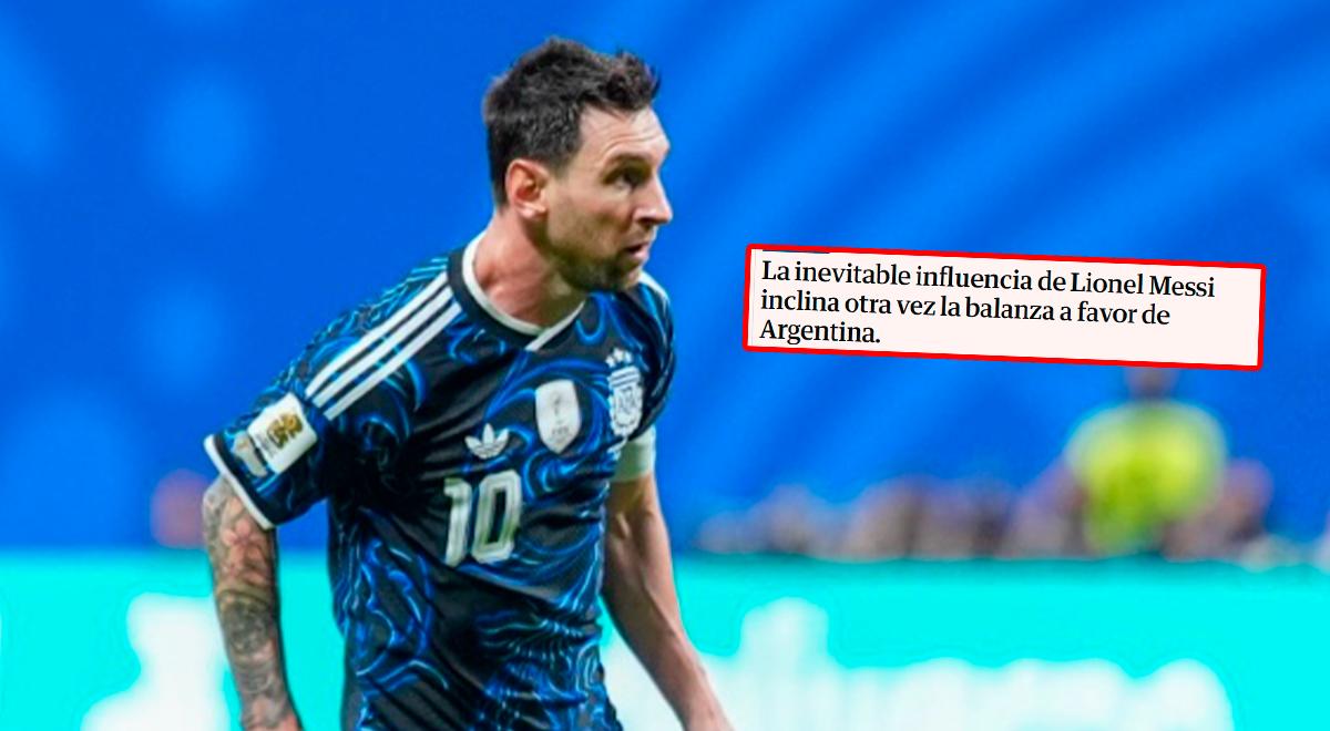 Messi recibió fuertes calificativos de medios ingleses tras clasificar a la final del Mundial: “Es un…”