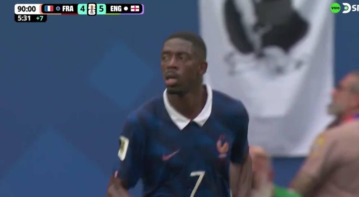 Ousmane Dembélé marcó el 4-5 de Francia en un partidazo ante Inglaterra por el Mundial 2026