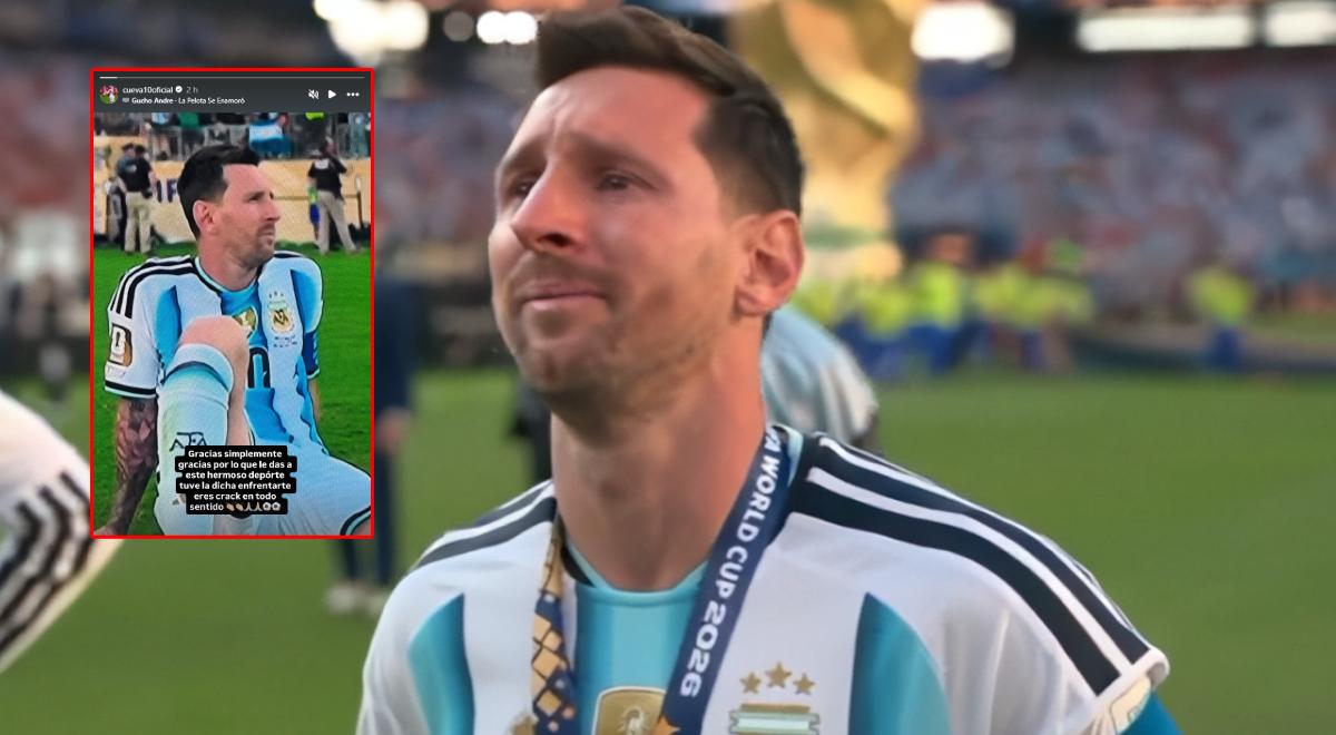 Cueva y Zambrano tuvieron rotundas palabras para Messi tras perder el Mundial 2026: "Eres..."