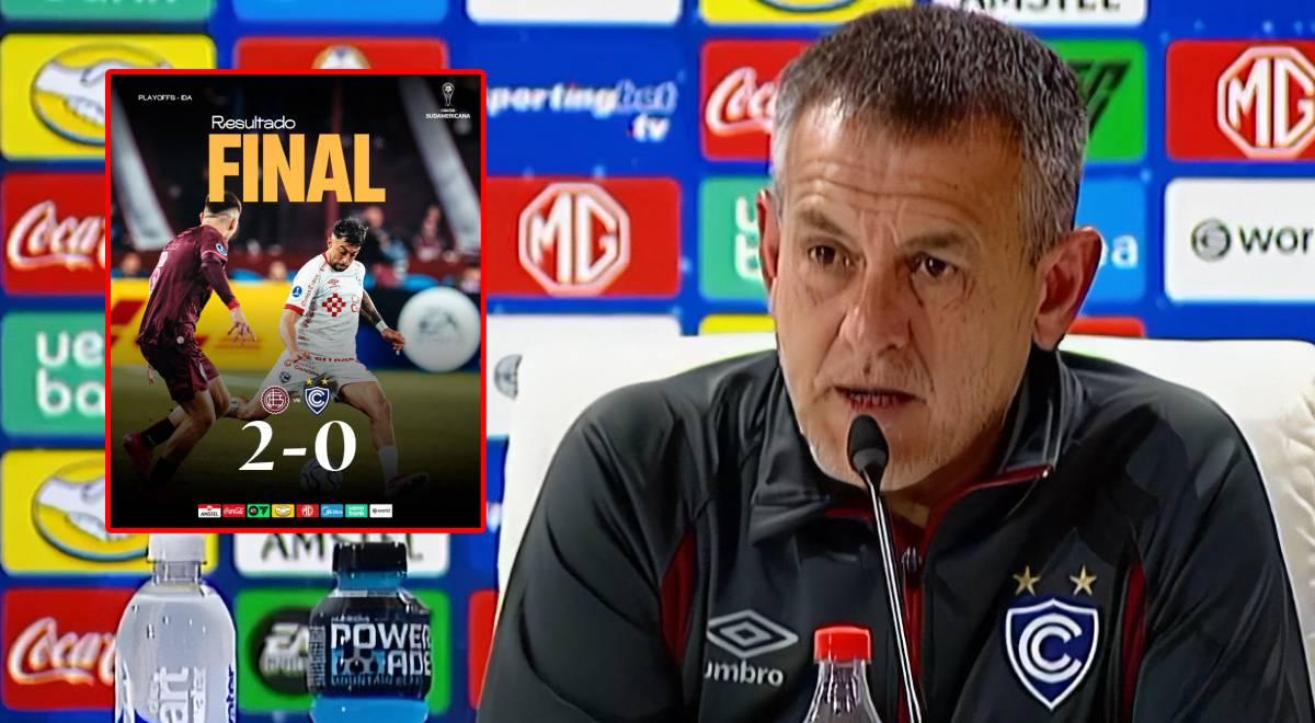 DT de Cienciano y su insólito análisis sobre derrota ante Lanús: "Me asustaba cuando veía a mi suegra"
