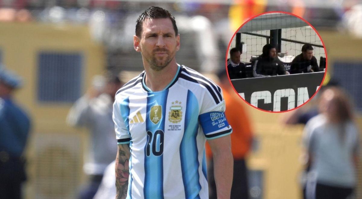 ¿Nuevo club? Lionel Messi es captado en partido del ascenso tras perder la final del Mundial 2026