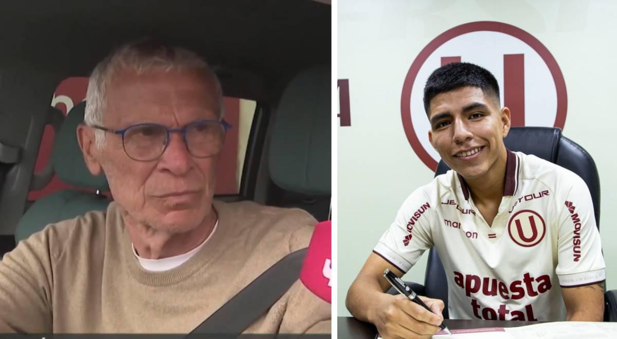 Cúper rotundo sobre la llegada de Quispe a Universitario: "Necesita una preparación previa"