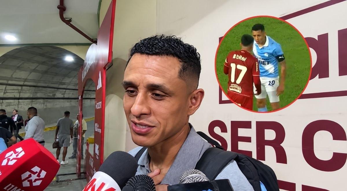 Yoshimar Yotún rotundo tras el altercado con Jairo Concha en el 'U' vs Cristal: "Yo lo..."