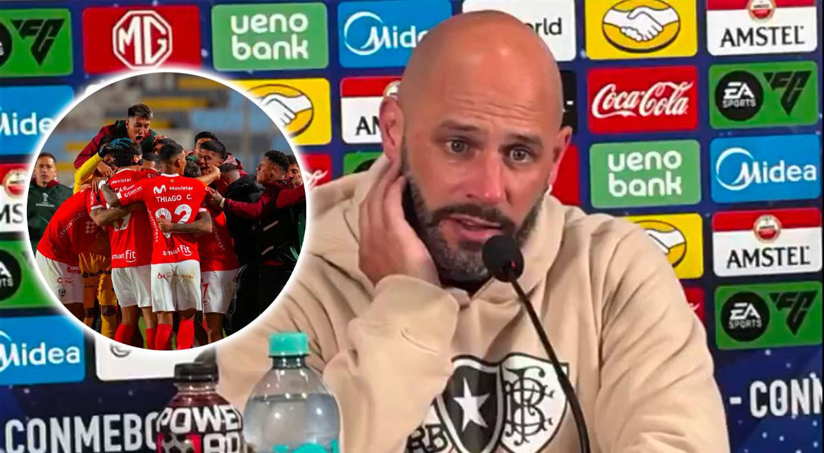 Franclim Carvalho, DT de Botafogo, dejó fuerte calificativo a Cienciano tras caer 6-1: "Equipo con..."