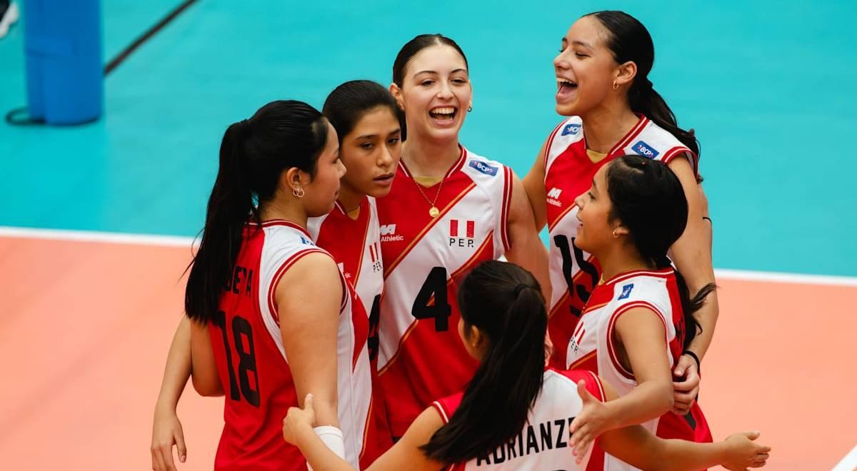 Perú venció 3-2 ante República Checa por los puestos del 13° al 16° del Mundial de Vóley Sub-17