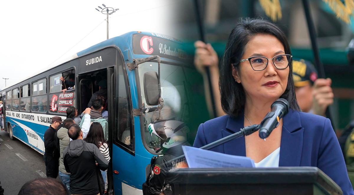 Convocan paro de transportistas de Lima y Callao este 25 de agosto: gremio solicita reunión con Keiko Fujimori