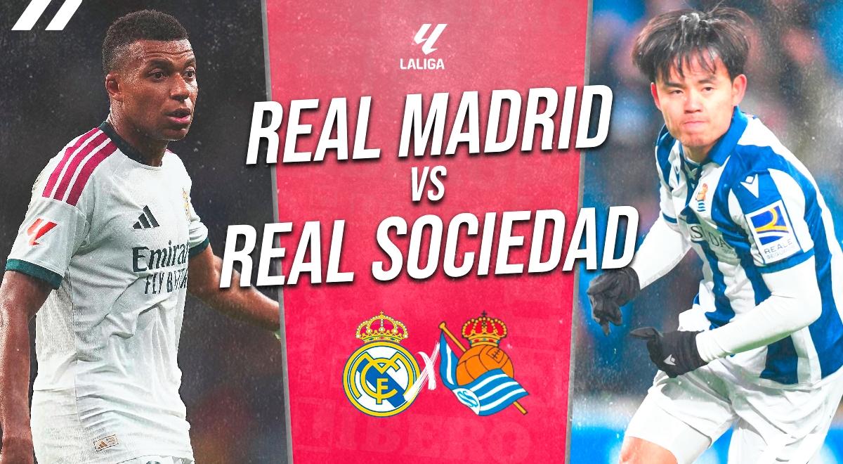 Real Madrid vs Real Sociedad EN VIVO por LaLiga: pronósticos, horarios y canales