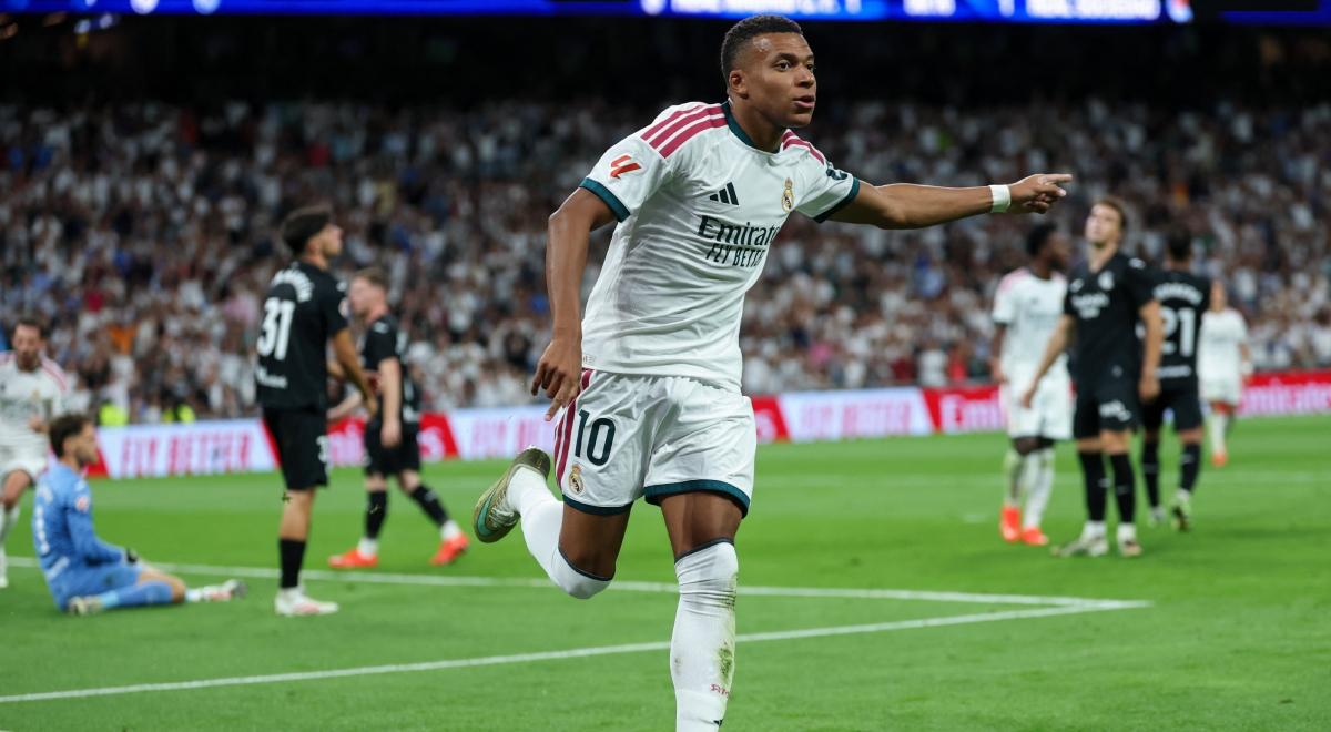 Con hat-trick de Mbappé: Real Madrid goleó 4-1 a Real Sociedad y es uno de los líderes de LaLiga