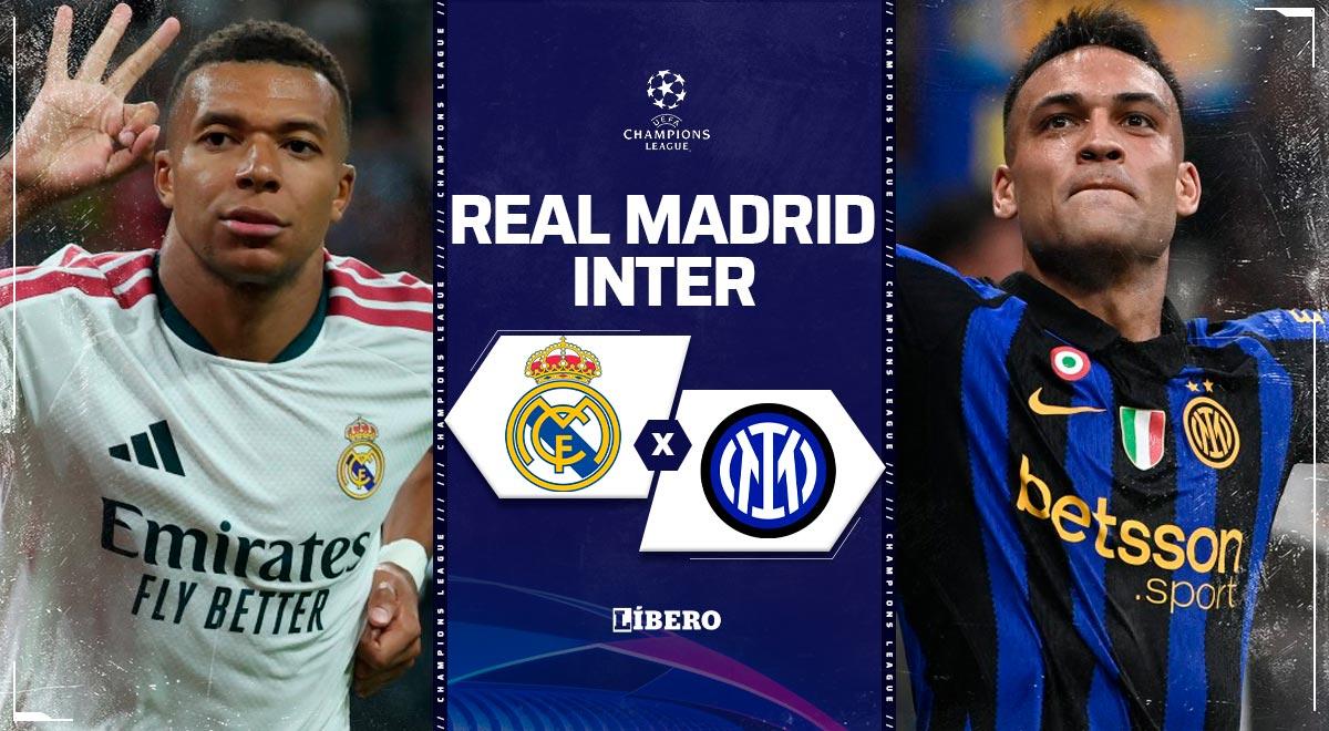 Real Madrid vs Inter EN VIVO por Champions League: dónde ver, a qué hora juegan y pronóstico