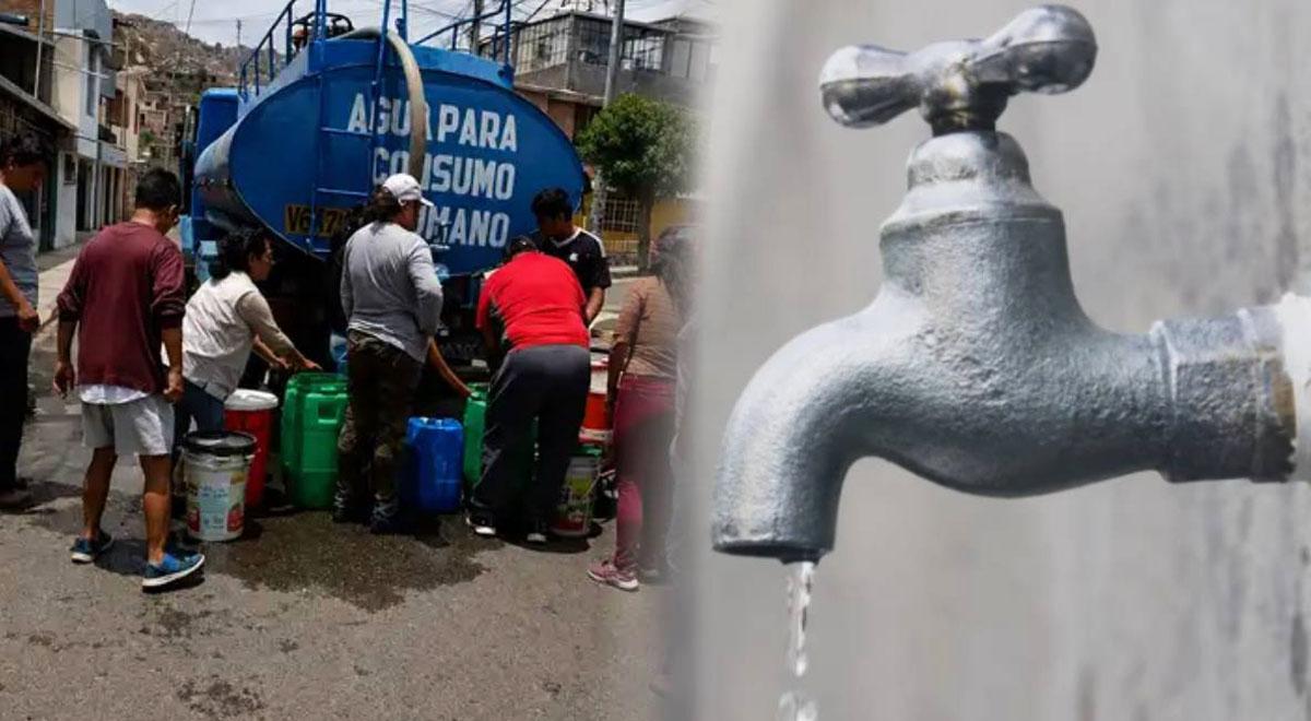 Corte de agua para HOY, lunes 05 de octubre: qué distritos serán afectados y horarios