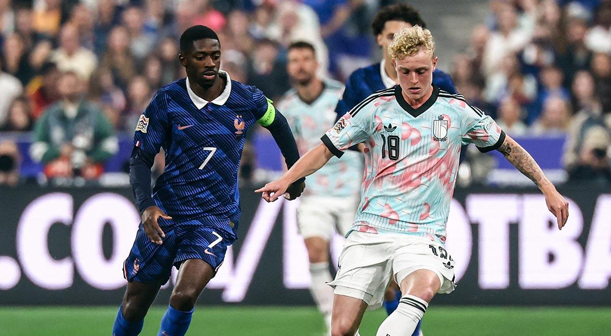 ¿Dónde ver Francia vs. Bélgica EN VIVO por la UEFA Nations League?