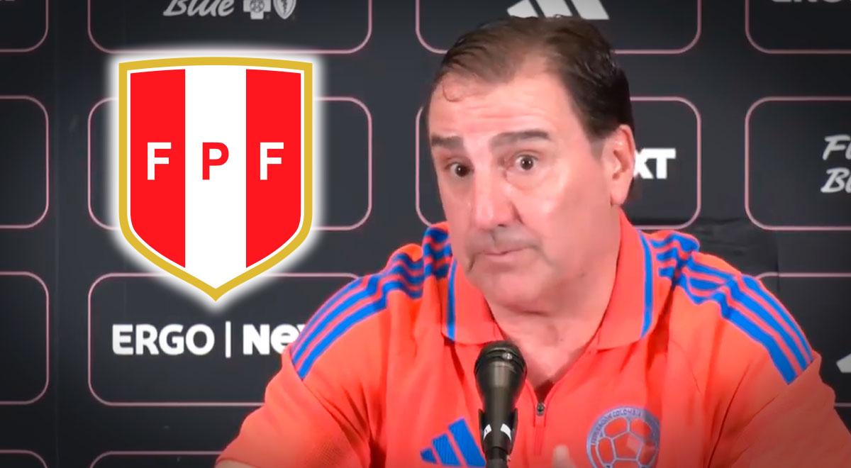 Néstor Lorenzo, DT de Colombia, dio rotunda opinión de la selección peruana: "Poco recambio"
