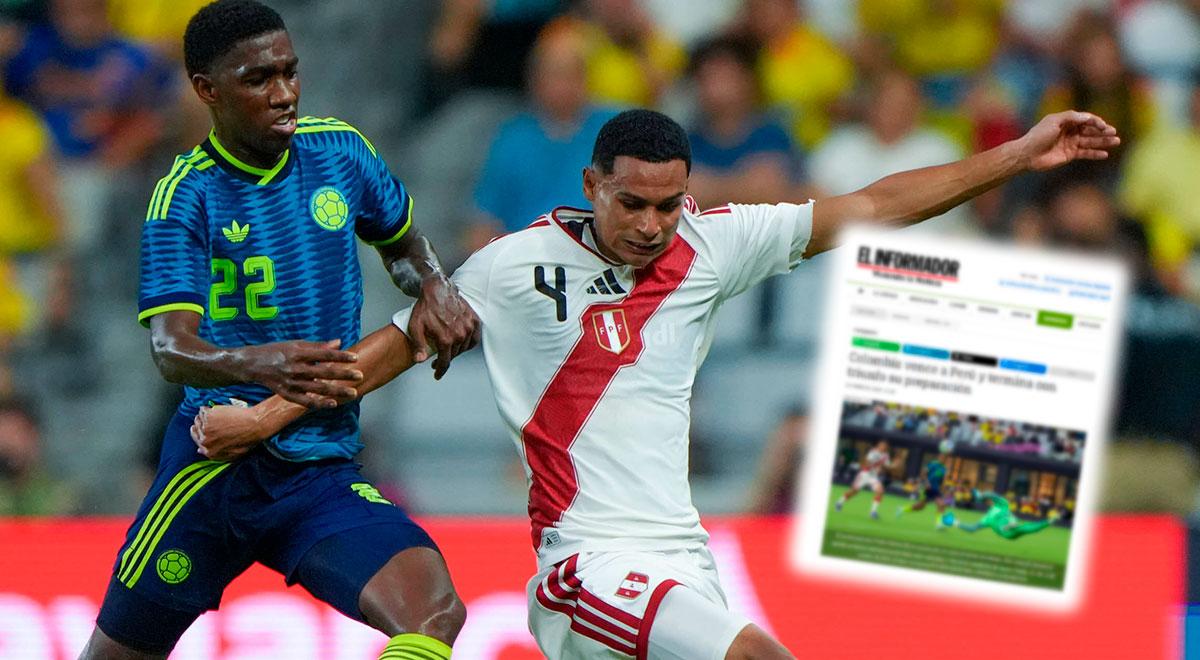 Prensa colombiana dio firme opinión de Perú tras derrota ante Colombia: "Optó por replegarse"