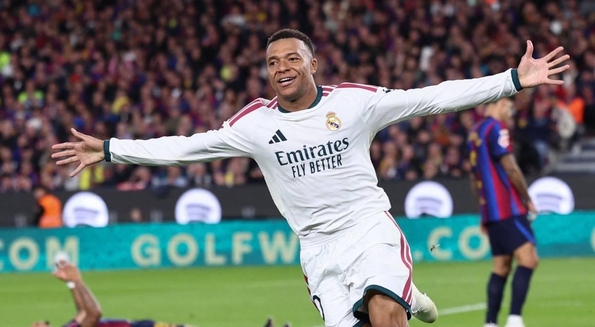Real Madrid dio el golpe: con doblete de Mbappé, vencieron 2-1 al Barcelona en el Camp Nou