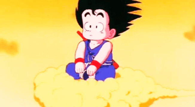 Dragon Ball la rapidez de la nube voladora de Gokú