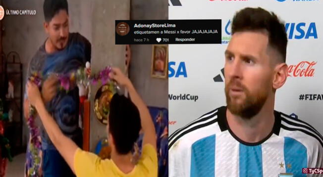 Messi presente en Al fondo hay sitio Joel dice Andá pa allá bobo y