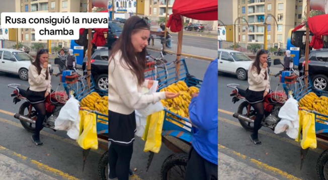 Rusa Se Recursea Como Vendedora Ambulante En Lima Y Es Sensaci N En