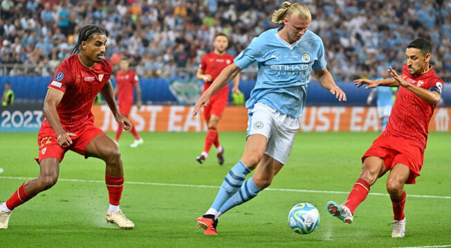 Marcador Manchester City vs Sevilla por Supercopa de Europa quién ganó