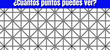 ¿Cuántos puntos hay en la imagen? Revela el misterio detrás de esta ilusión óptica
