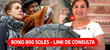 Bono 800 soles, link oficial: consulta con DNI si figuras en el padrón