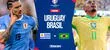 Uruguay vs. Brasil EN VIVO GRATIS vía DIRECTV Sports, AUF TV y TV Ciudad