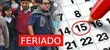 Primer feriado largo en Perú: ciudadanos tendrán 4 días LIBRES a partir de esta FECHA