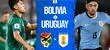 Bolivia vs. Uruguay EN VIVO HOY: a qué hora juegan y qué canal transmite