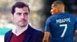 Iker Casillas le mandó una indirecta a Mbappé en redes