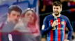 Piqué y Clara Chía muestran su amor tras el homenaje al jugador.