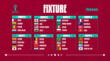 World Cup Qatar 2022 fixture