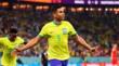 Casemir o anotó en el triunfo de Brasil sobre Suiza por el Mundial