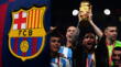 Barcelona felicita a Messi tras consagrarse como campeón con Argentina