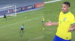 El delantero brasileño no perdonó y cambio el penal por gol frente a la Selección Peruana, que perdió su primer partido en el certamen.