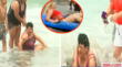 Los usuarios compararon el hecho con la escena que protagonizó Susy Díaz en la playa.