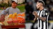 The footballer was a street vendor in Peru and now he scored against Atlético Mineiro.